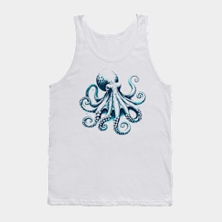 Ocean's Mystical Octopus: Sea Life Lover's Tee Tank Top